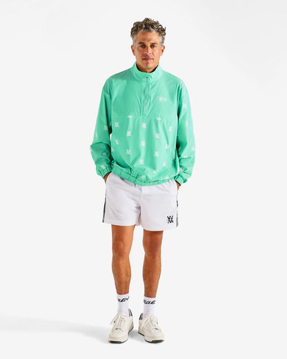 Malbon Arsham Monogram Quarter Zip - Arsham Green