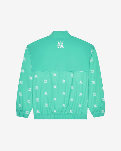 Malbon Arsham Monogram Quarter Zip - Arsham Green