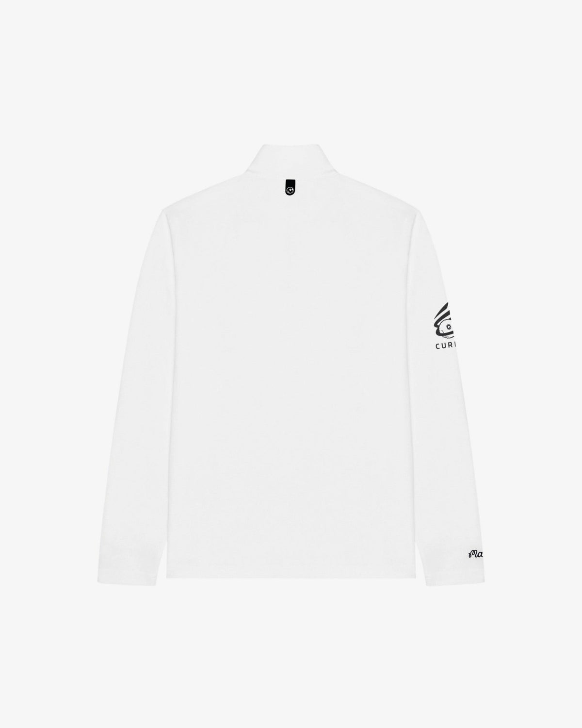 Malbon Curry Brand Flyer Mid Layer - White