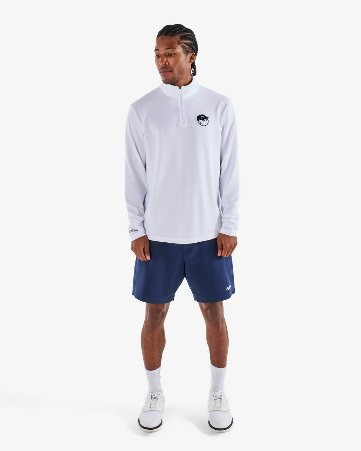 Malbon Flyer Mid Layer - White