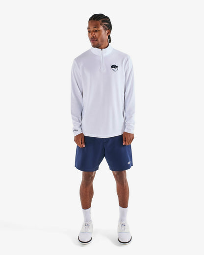Malbon Flyer Mid Layer - White