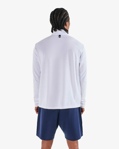 Malbon Flyer Mid Layer - White