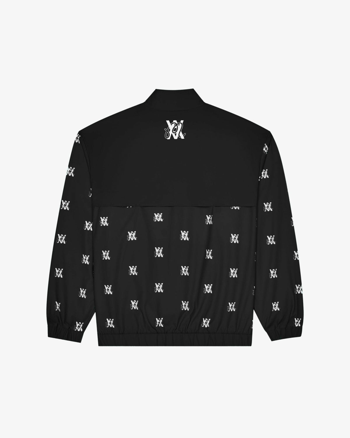 Malbon Arsham Monogram Quarter Zip - Black