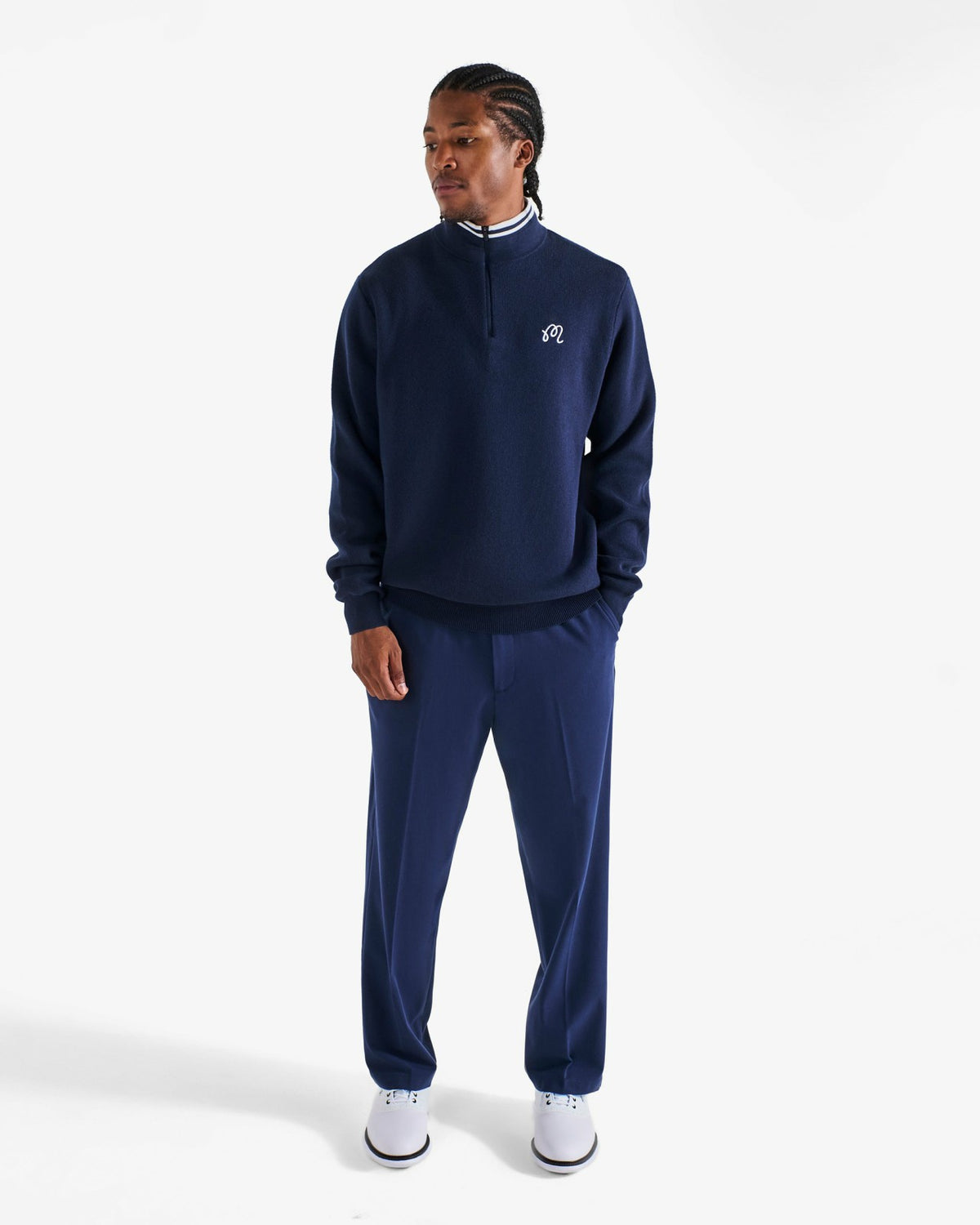 Malbon Sorrel Sweater - Navy