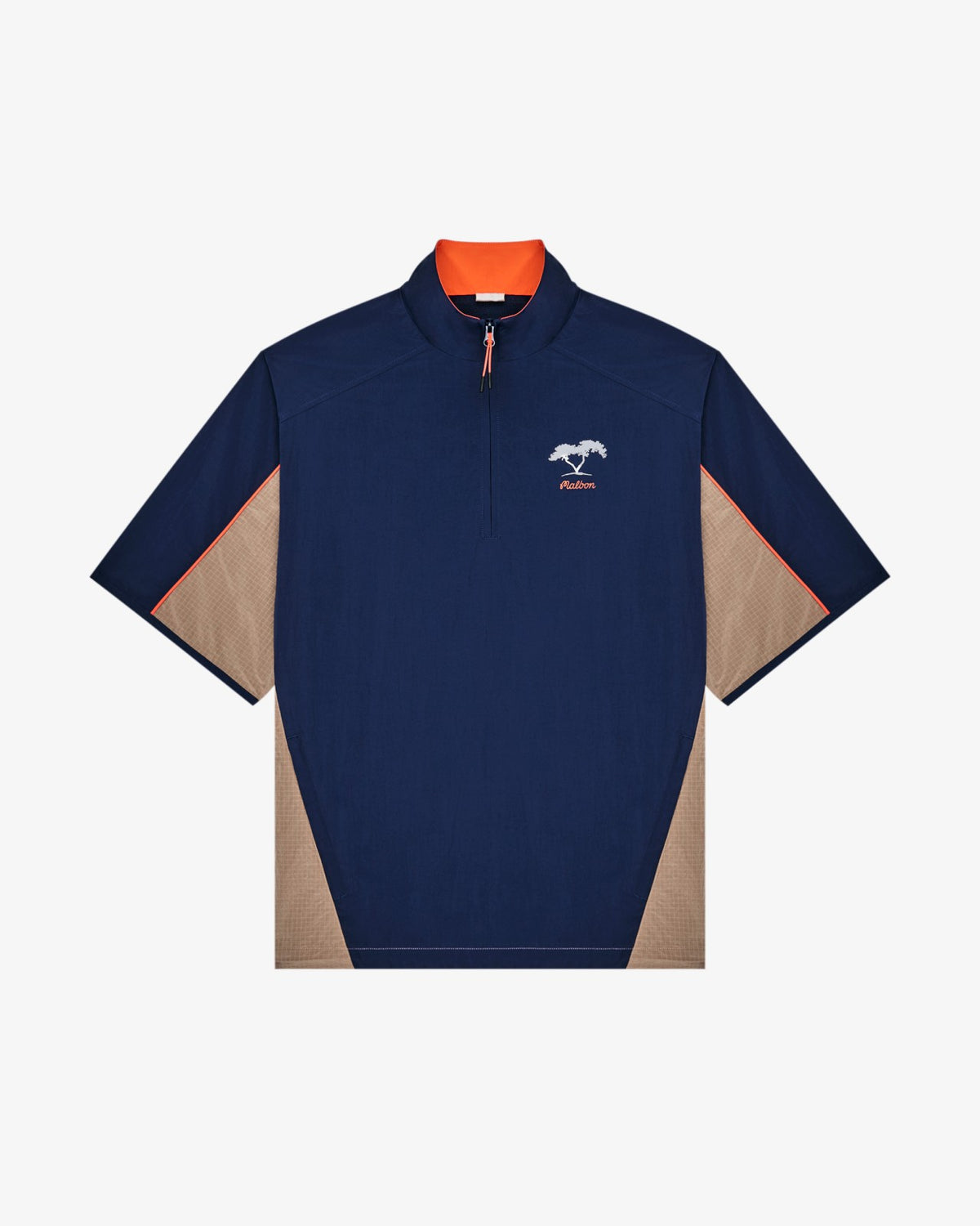 Malbon Torrey Pines Windshirt - Baritone Blue / Sea Turtle