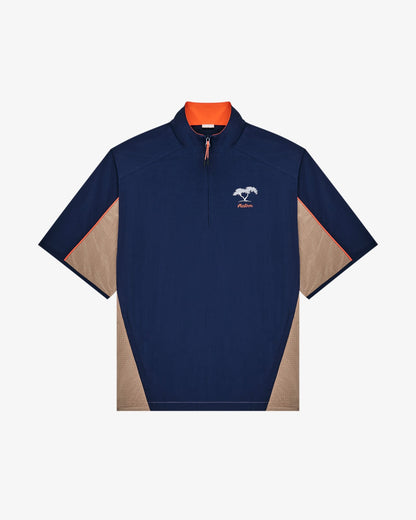 Malbon Torrey Pines Windshirt - Baritone Blue / Sea Turtle