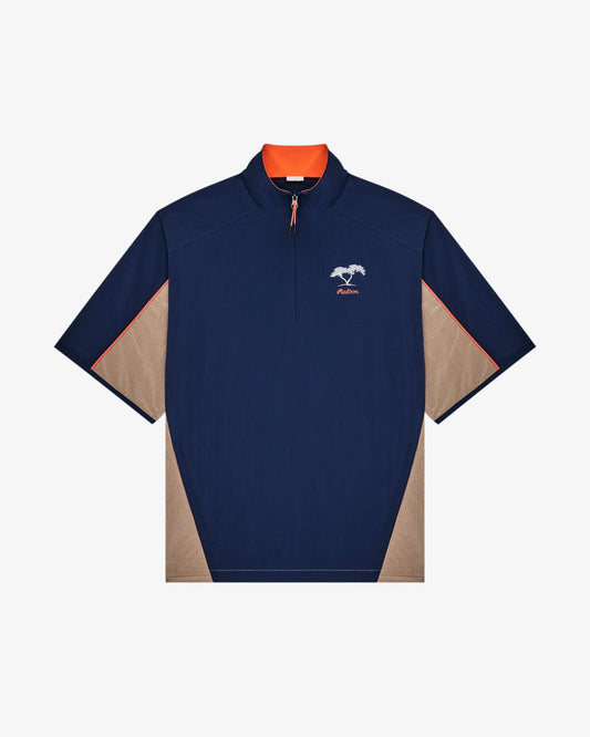 Malbon Torrey Pines Windshirt - Baritone Blue / Sea Turtle