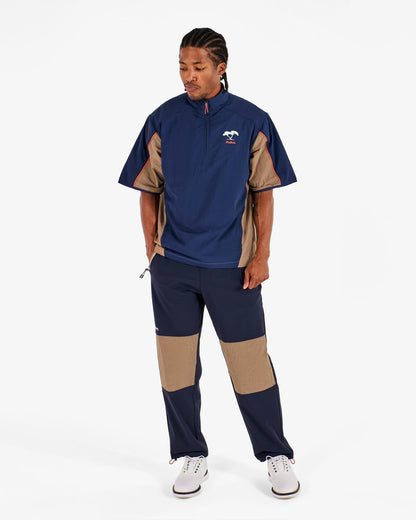 Malbon Torrey Pines Windshirt - Baritone Blue / Sea Turtle