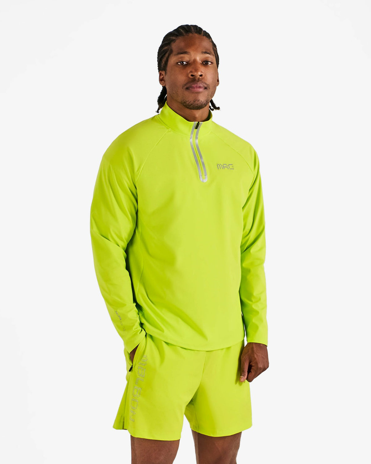 Malbon Mrc Midlayer - Green Acid