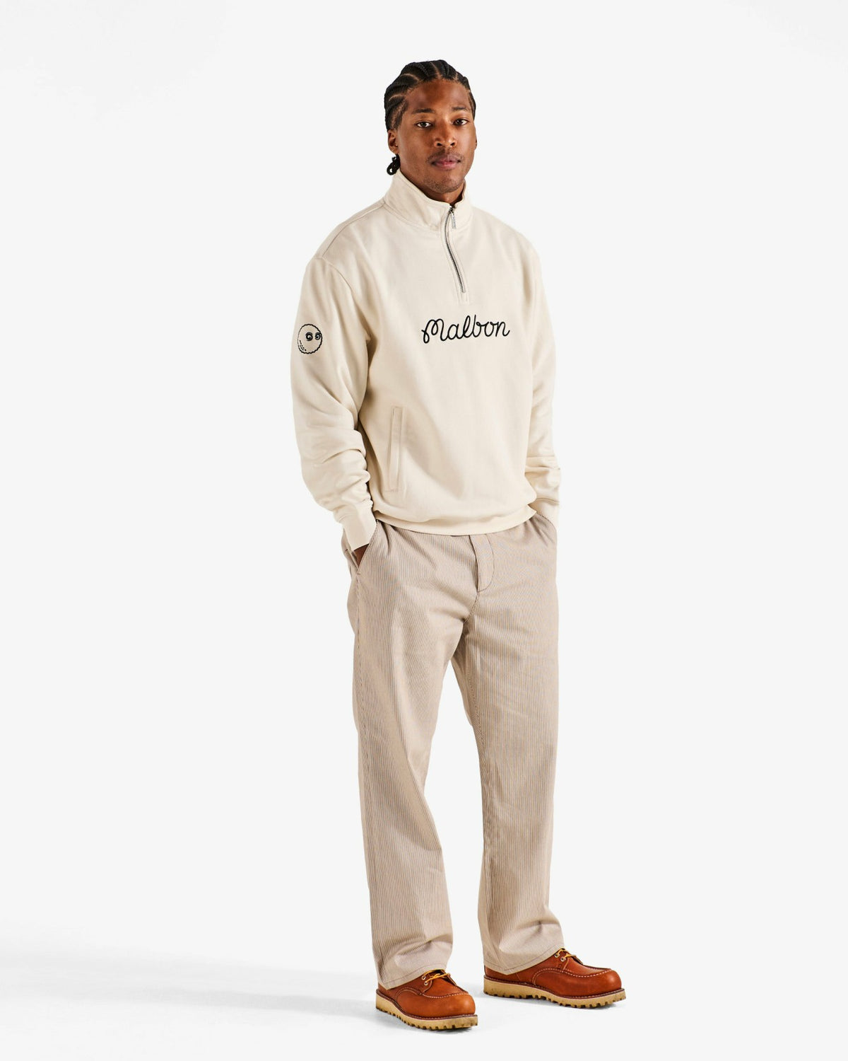 Malbon Collegiate Sweatshirt - Ivory