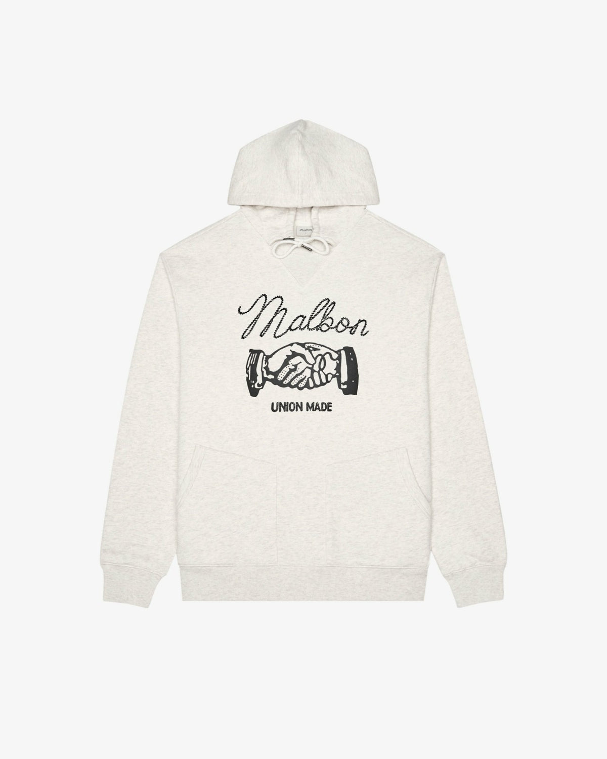 Malbon Union Made Hoodie - Heather Oatmeal
