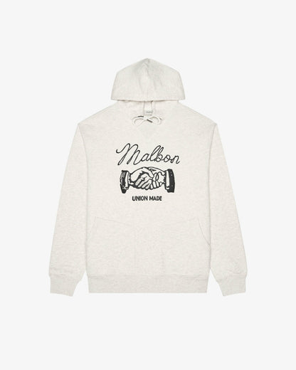 Malbon Union Made Hoodie - Heather Oatmeal