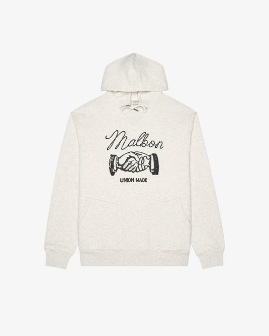 Malbon Union Made Hoodie - Heather Oatmeal