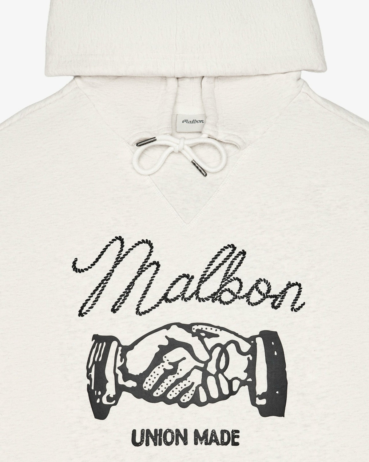 Malbon Union Made Hoodie - Heather Oatmeal