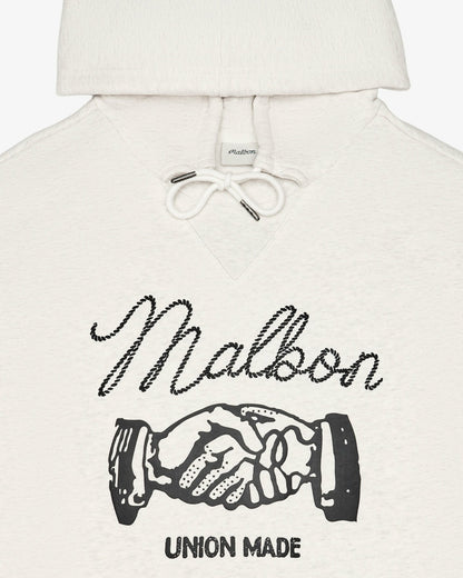 Malbon Union Made Hoodie - Heather Oatmeal