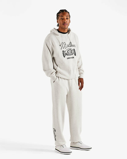 Malbon Union Made Hoodie - Heather Oatmeal