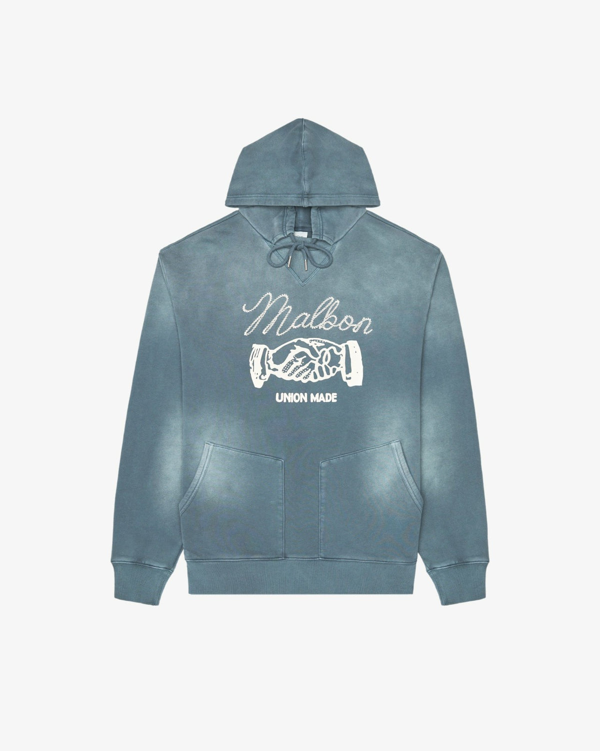 Malbon Union Made Hoodie - Dusty Navy