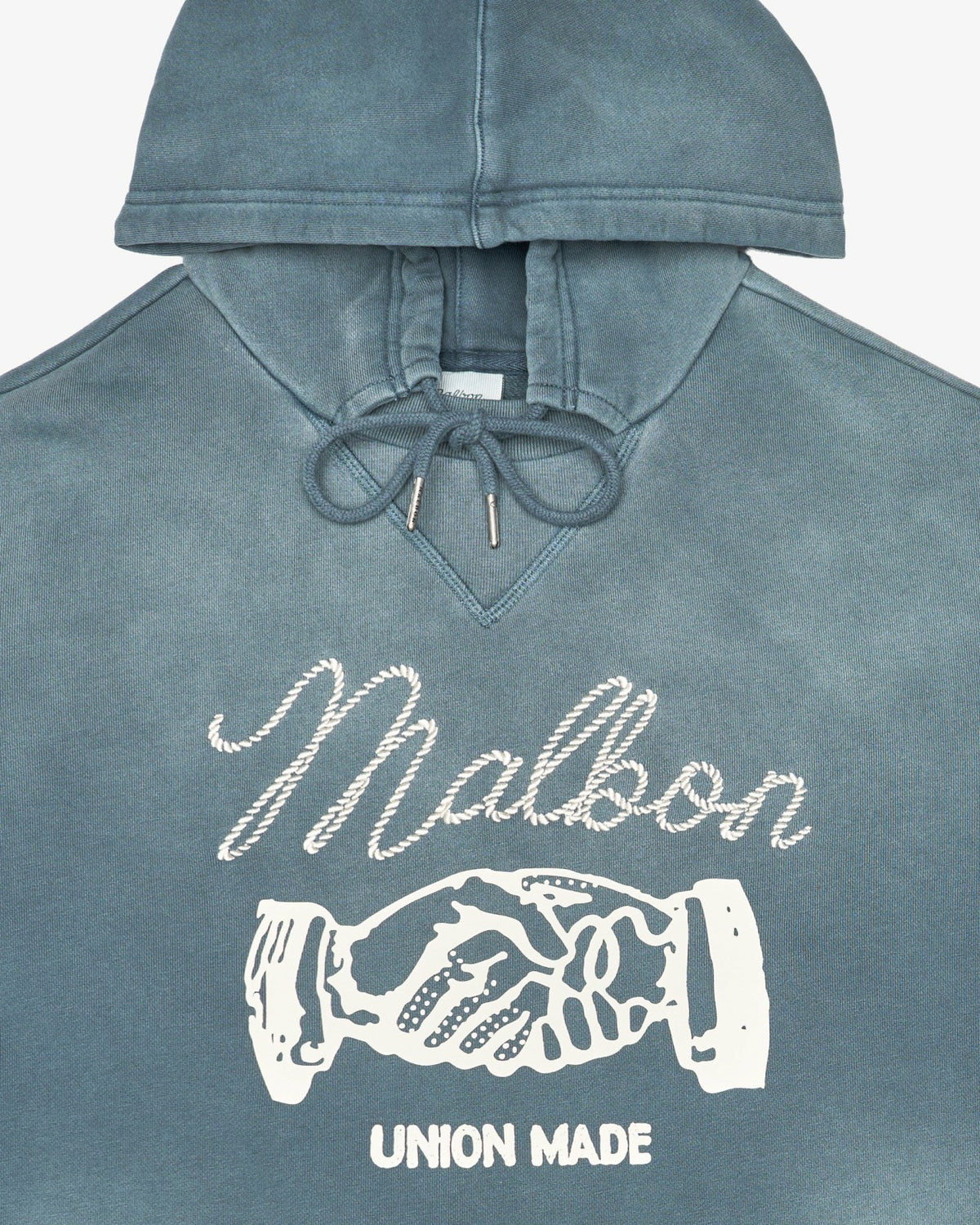 Malbon Union Made Hoodie - Dusty Navy
