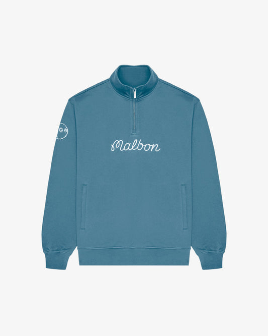 Malbon Collegiate Sweatshirt - Aegean Blue