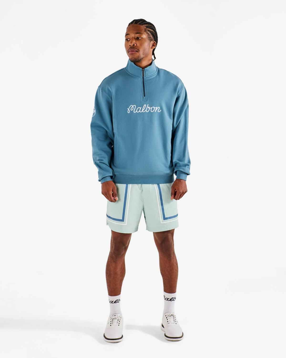 Malbon Collegiate Sweatshirt - Aegean Blue