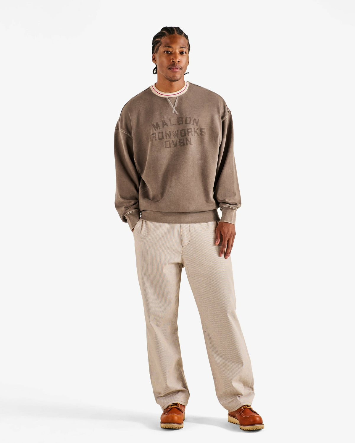 Malbon Foreman Sweatshirt - Carafe