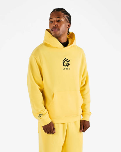 Malbon Curry Brand Fesque Hoodie - Yellow