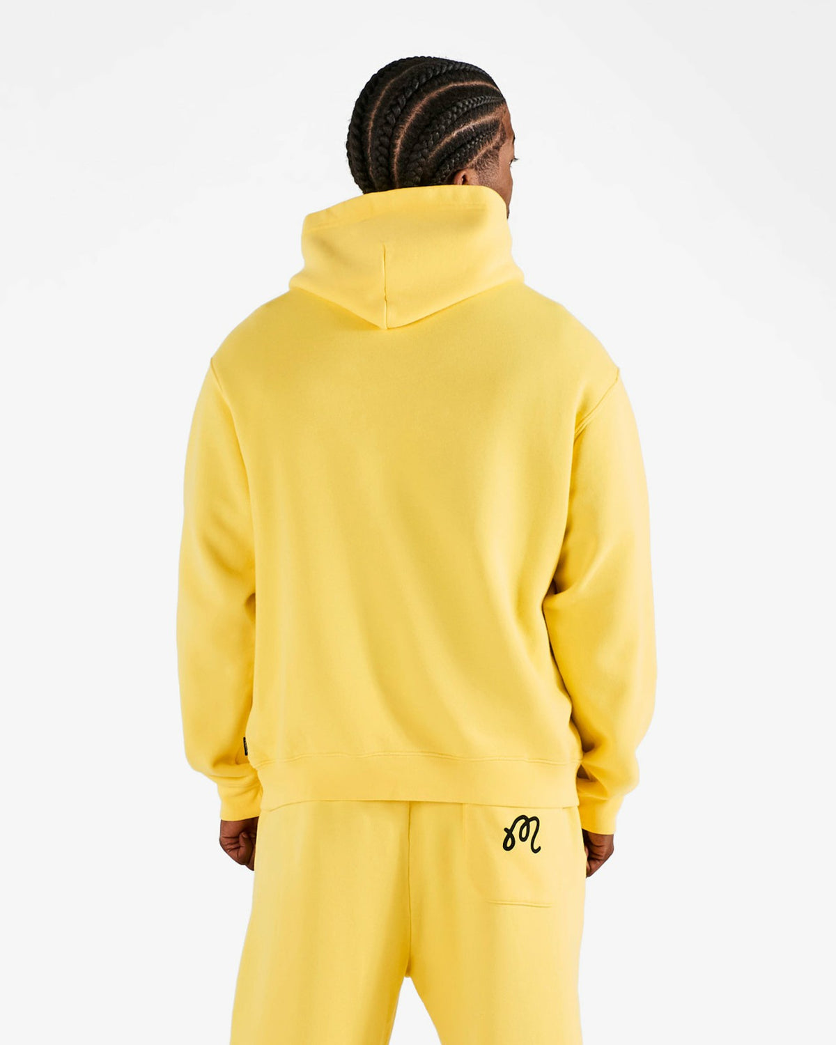 Malbon Curry Brand Fesque Hoodie - Yellow