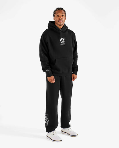 Malbon Curry Brand Fesque Hoodie - Black