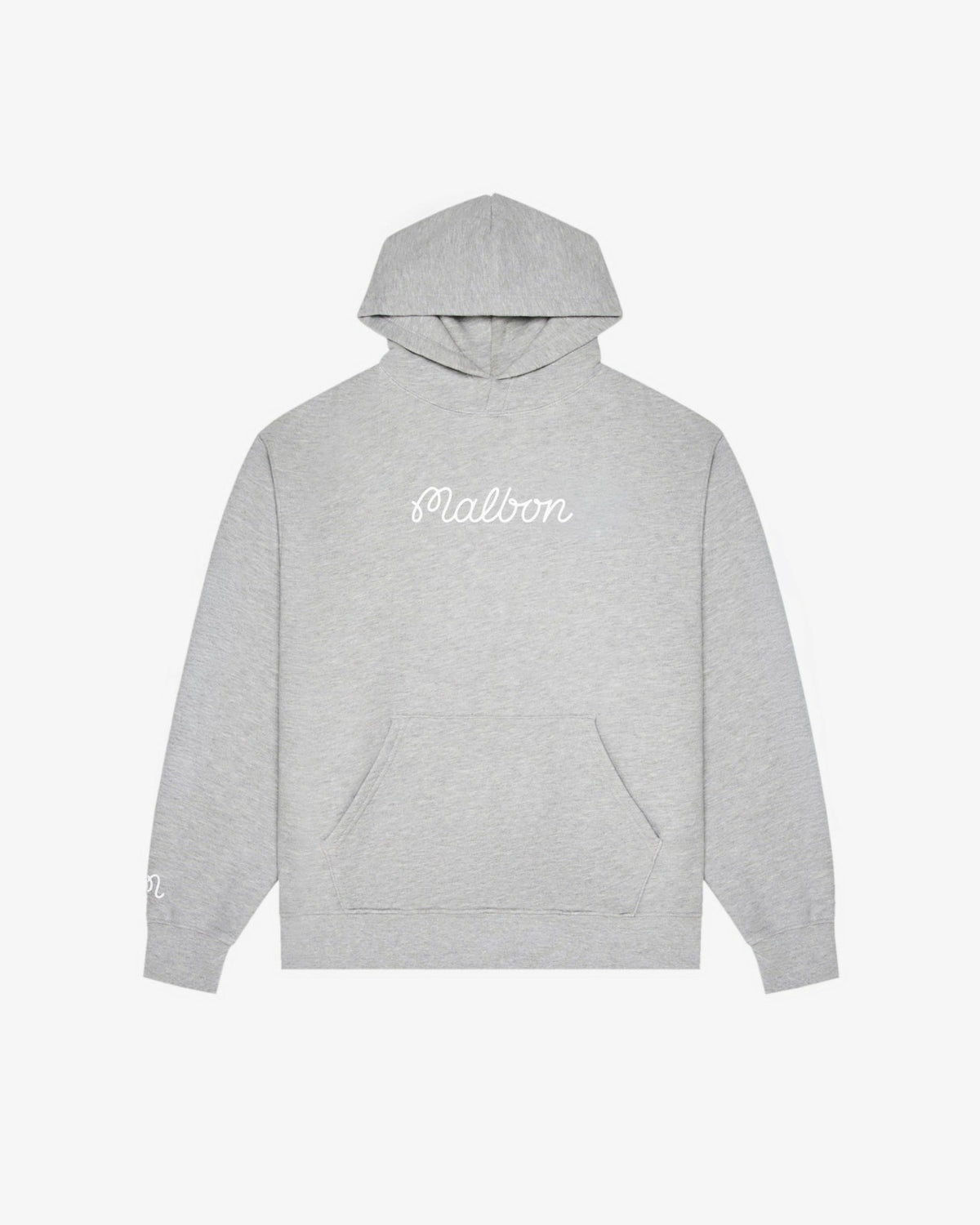 Malbon Fesque Hoodie - Heather Grey