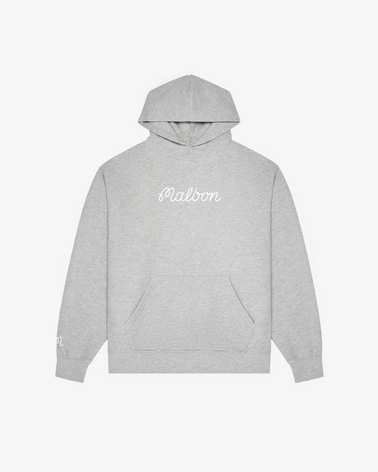 Malbon Fesque Hoodie - Heather Grey