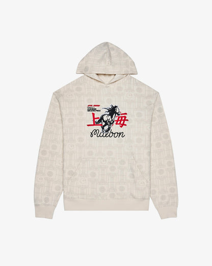 Malbon Fesque Stallion Sweatshirt - Whisper White