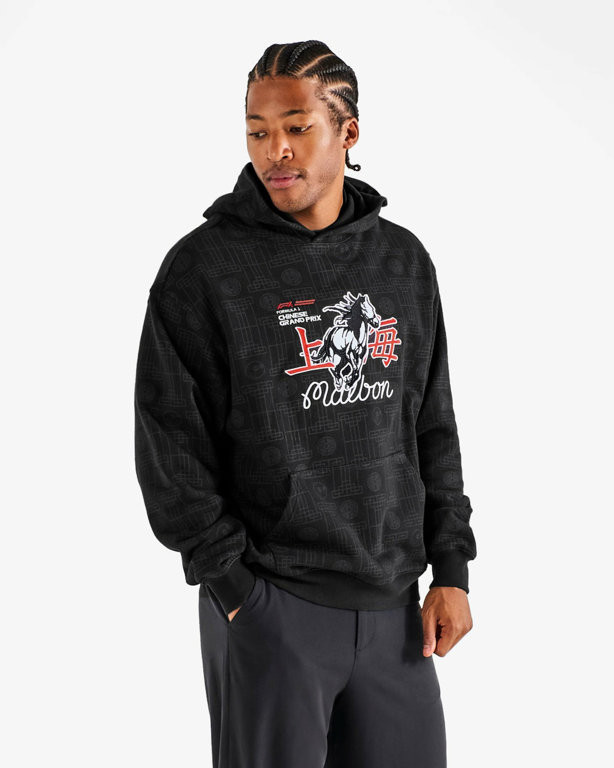 Malbon Fesque Stallion Sweatshirt - Black