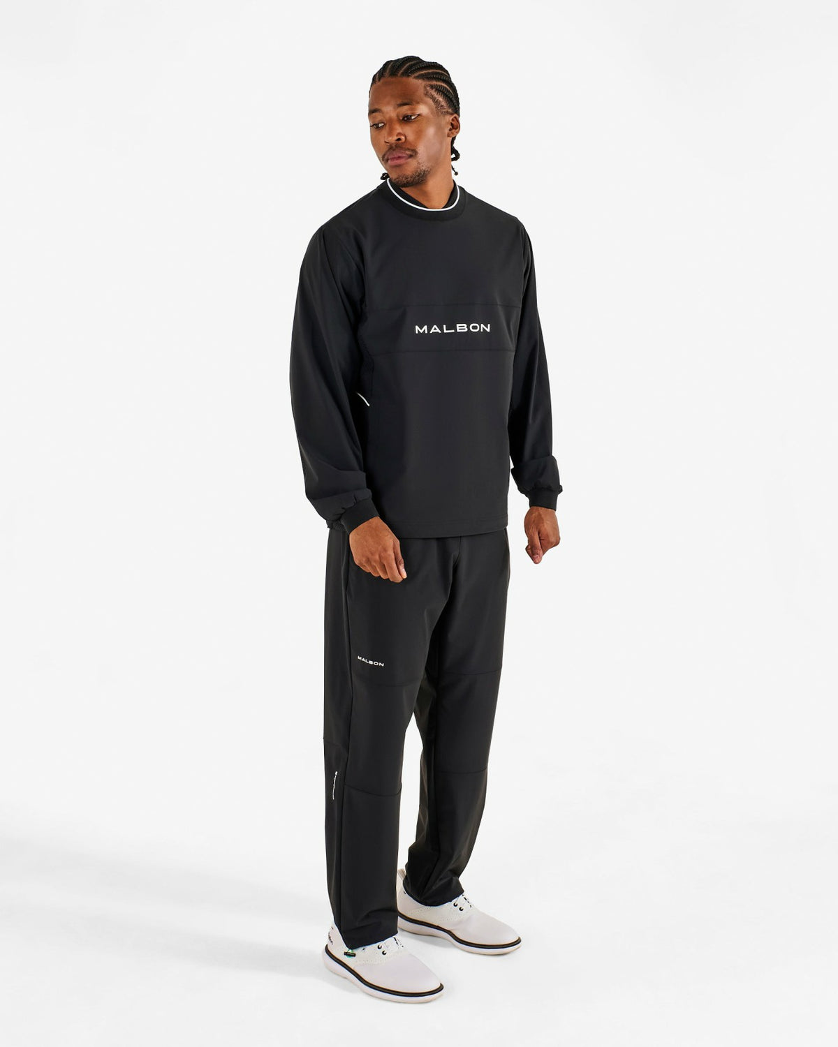 Malbon Performance Crew Popover - Black