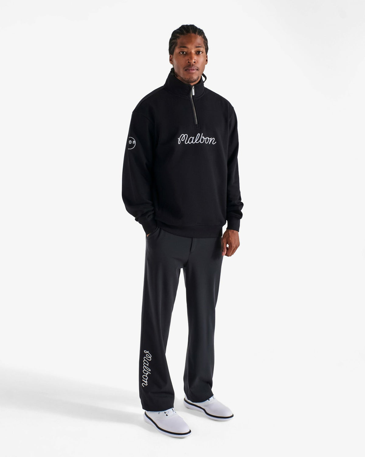 Malbon Collegiate Sweatshirt - Black