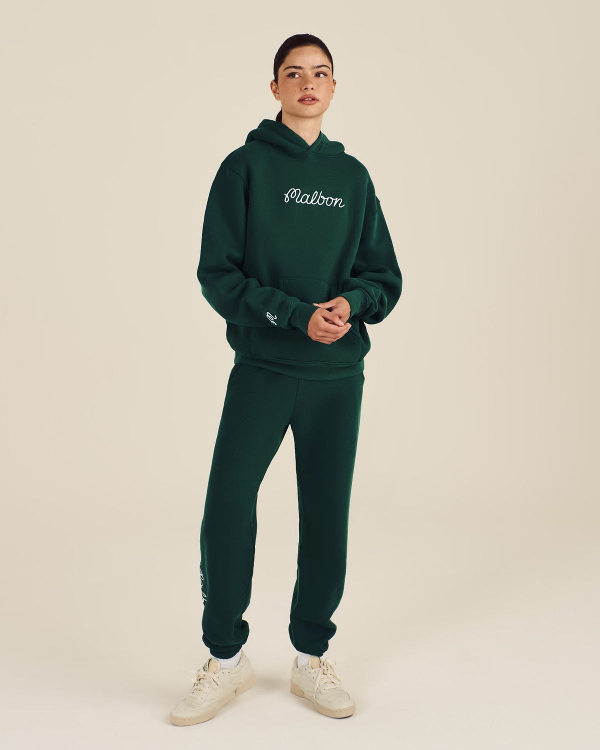 Malbon Fesque Hoodie - Forest