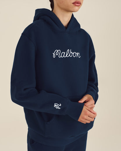 Malbon Fesque Hoodie - Navy
