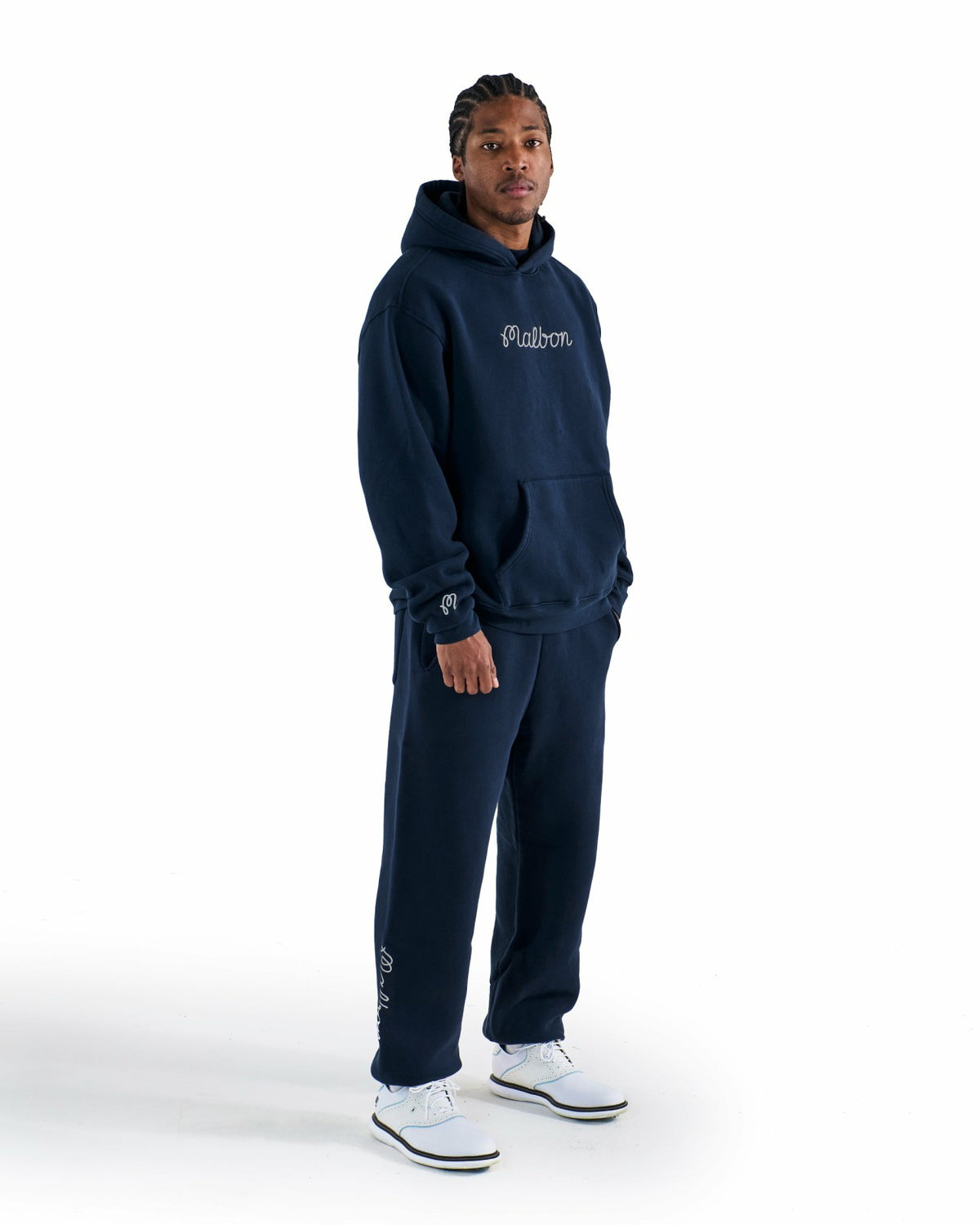 Malbon Fesque Hoodie - Navy