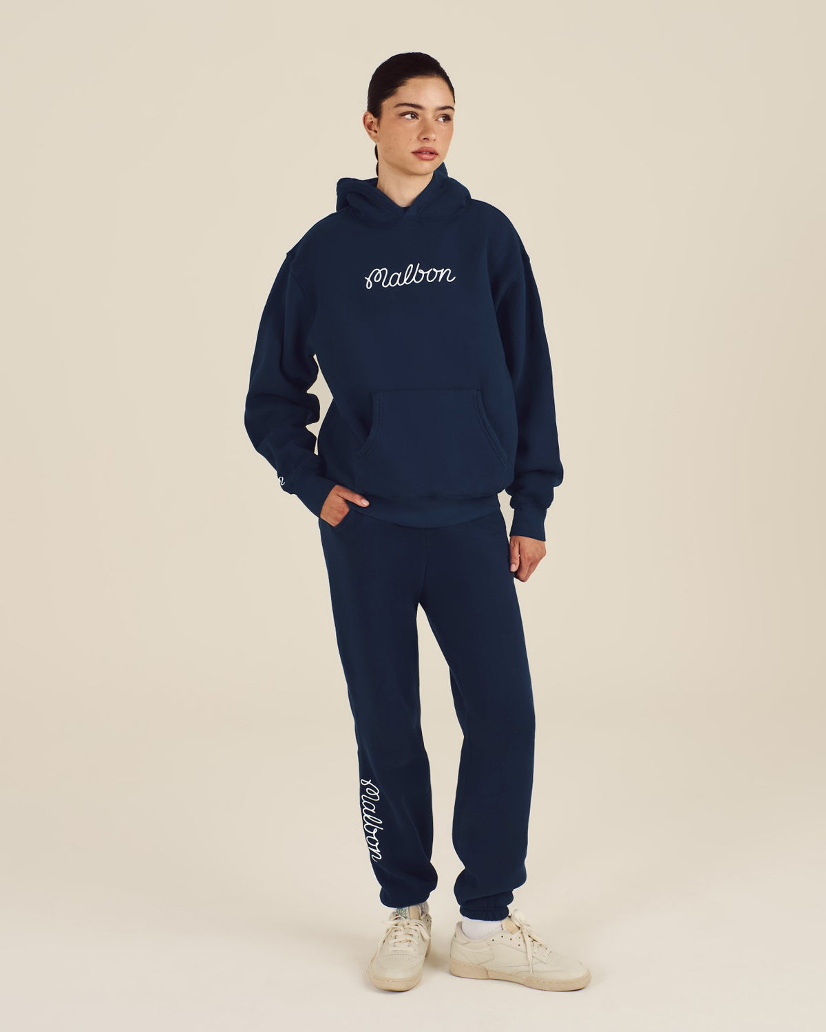 Malbon Fesque Hoodie - Navy