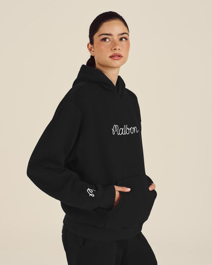 Malbon Fesque Hoodie - Black