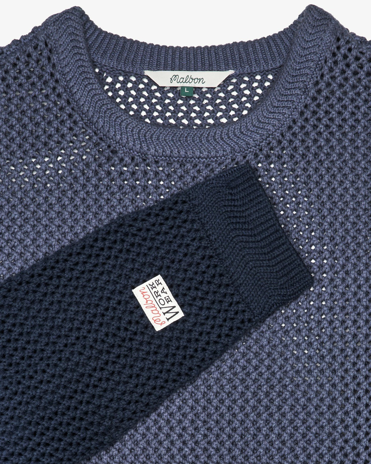 Malbon Workshop Sweater - Dusty Navy