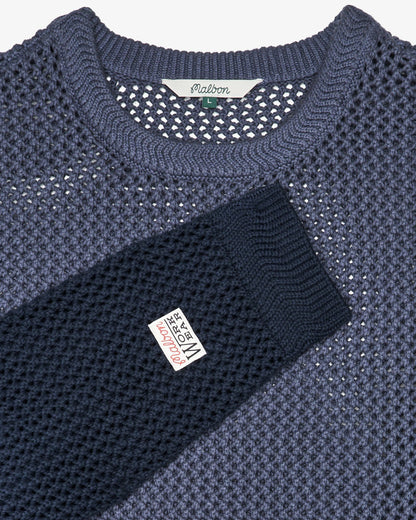 Malbon Workshop Sweater - Dusty Navy