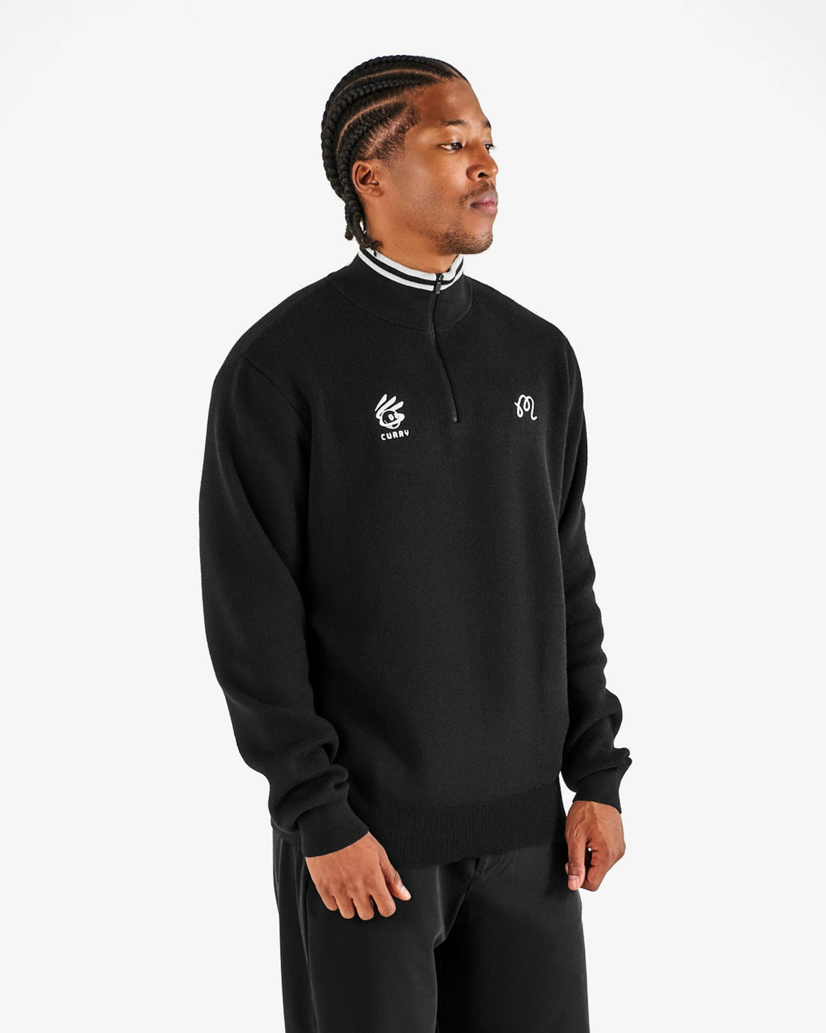 Malbon Curry Brand Sorrel Sweater - Black