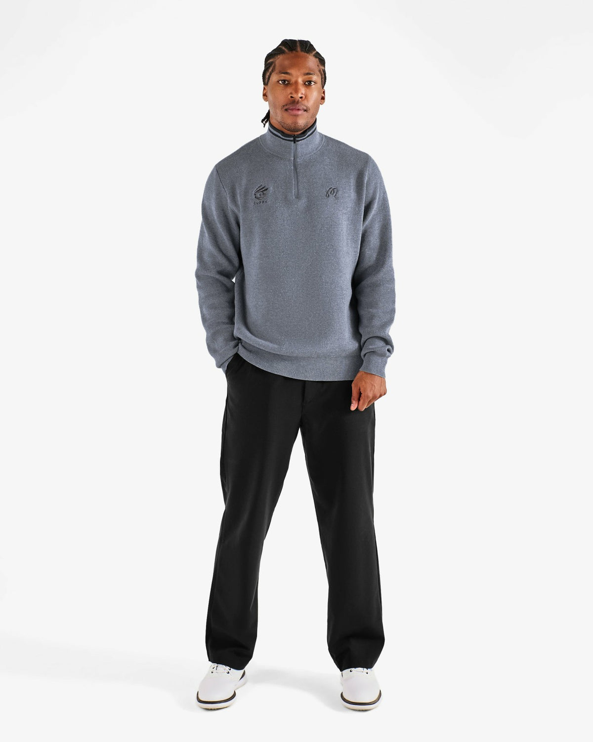 Malbon Curry Brand Sorrel Sweater - Charcoal