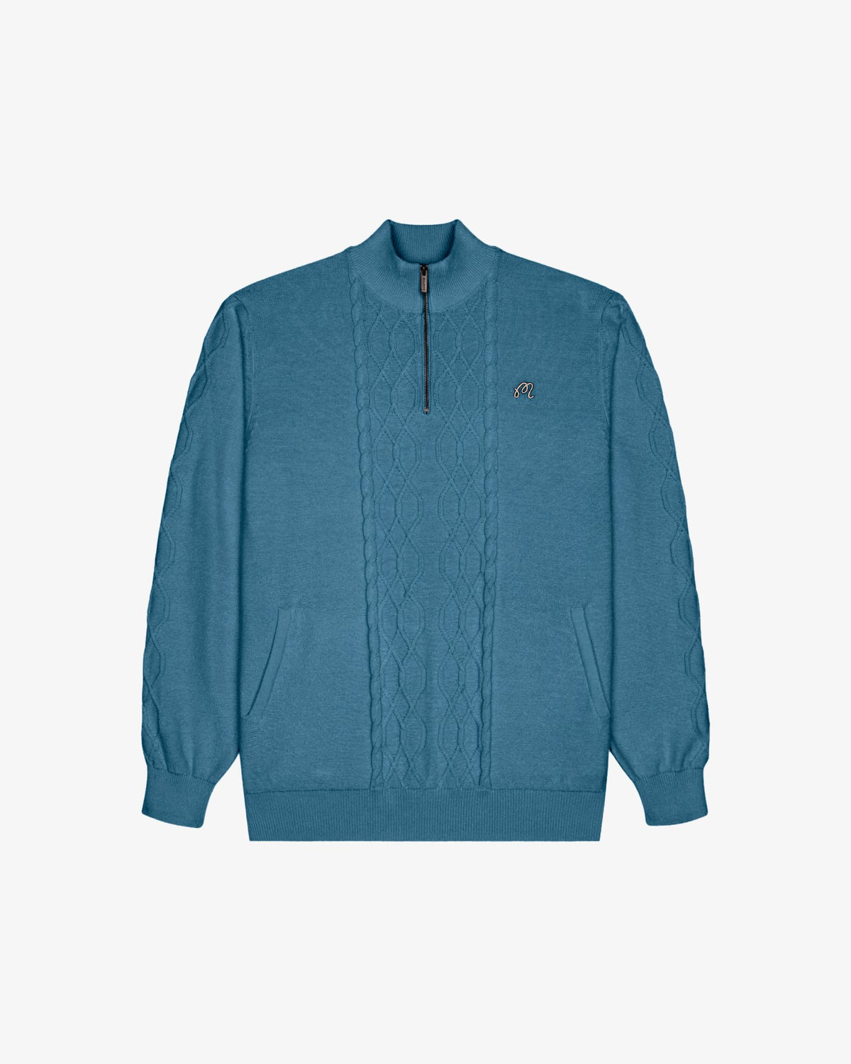 Malbon Santoro Sweater - Aegean Blue