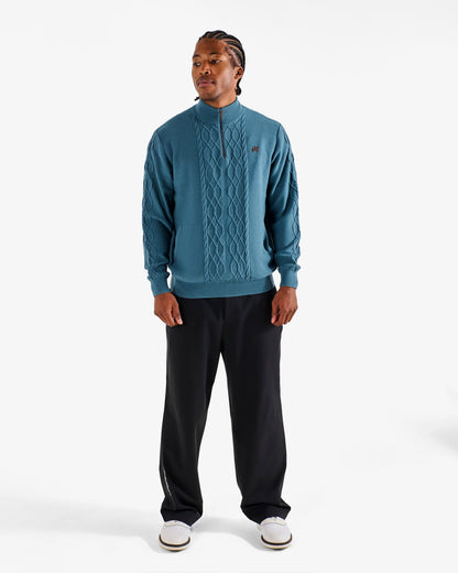 Malbon Santoro Sweater - Aegean Blue