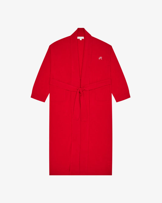 Malbon Kip Pure Cashmere Robe - Red