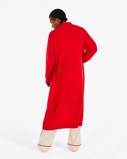 Malbon Kip Pure Cashmere Robe - Red
