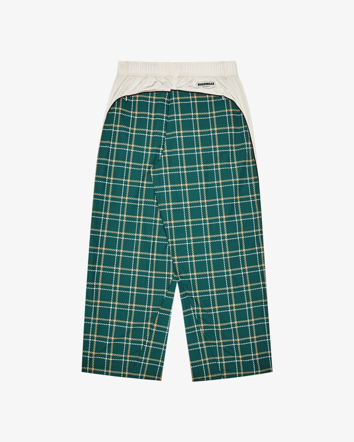 Malbon Bushmills Track Pant - Green Plaid