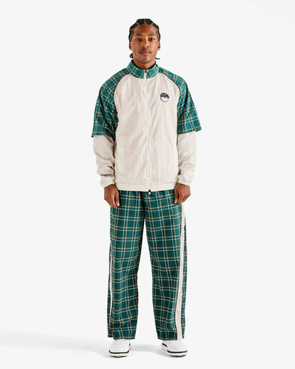 Malbon Bushmills Track Pant - Green Plaid