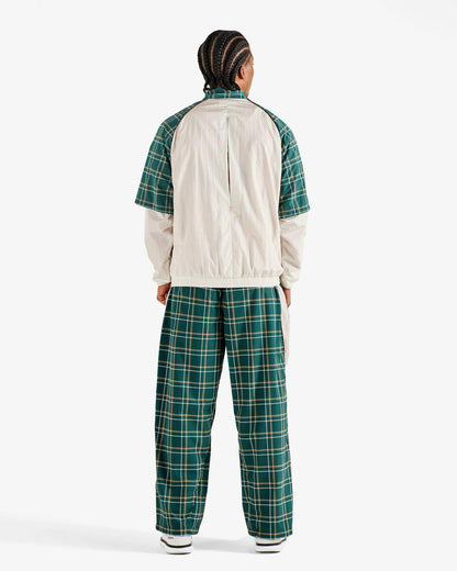 Malbon Bushmills Track Pant - Green Plaid